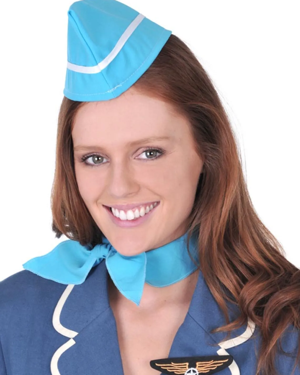 Tomfoolery Air Hostess Hat Scarf And Badge Set Online