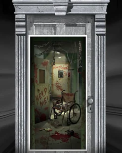 Amscan AU Asylum Corridor Door Cover Hot