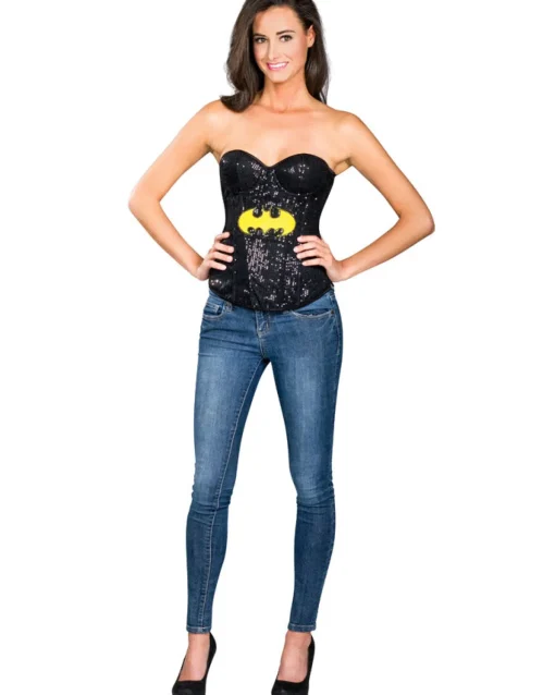 Rubies Batgirl Sequin Womens Corset Sale