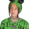 Disguise Billie Eilish Double Green Bun Child Wig Flash Sale