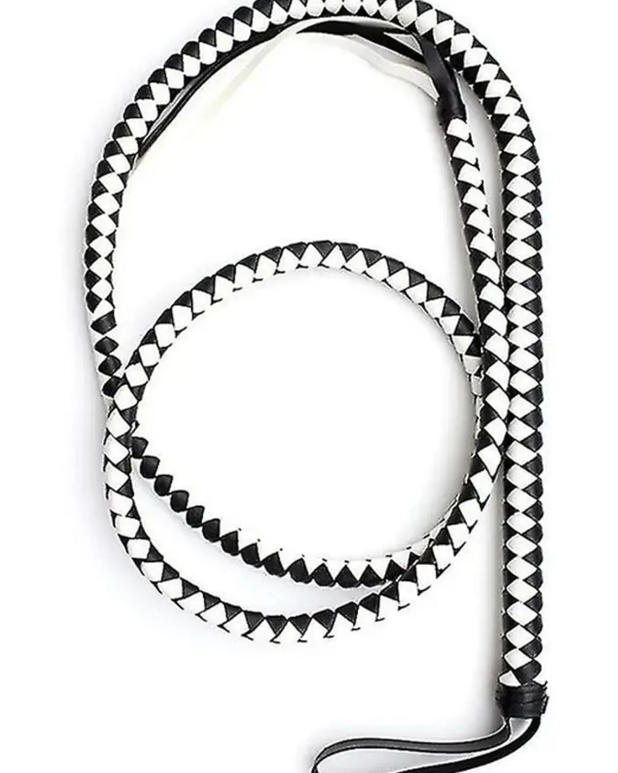 Interalia Black And White Stock Whip 1.2M Online