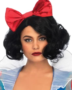 Leg Avenue Black Curly Bob Wig Outlet