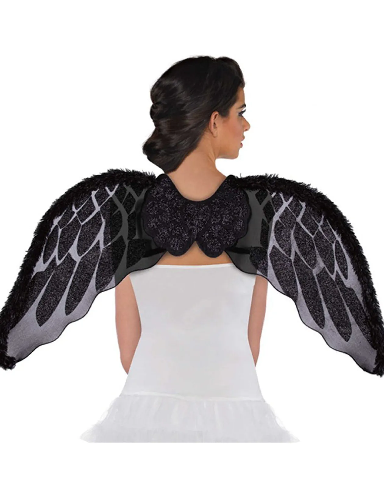 Amscan AU Black Marabou Faux Fur Angel Wings Shop
