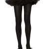 Leg Avenue Black Opaque Plus Size Tights Outlet