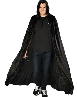 * Black Panne Velvet Deluxe Adults Cape Flash Sale