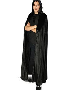 * Black Panne Velvet Deluxe Adults Cape Flash Sale