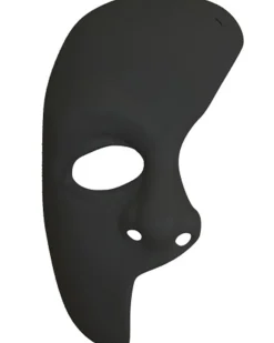 Tomfoolery Black Phantom Of The Opera Masquerade Mask Store