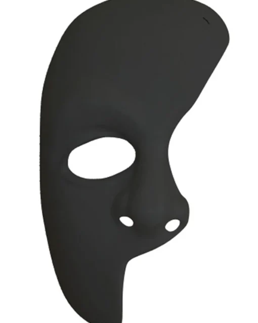 Tomfoolery Black Phantom Of The Opera Masquerade Mask Store