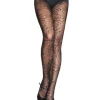 Leg Avenue Black Spiderweb Lace Stockings Online
