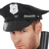 Tomfoolery Black Usa Police Cap Hot