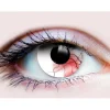 Tomfoolery Bloodshot 14.5Mm White Contact Lenses With Case New