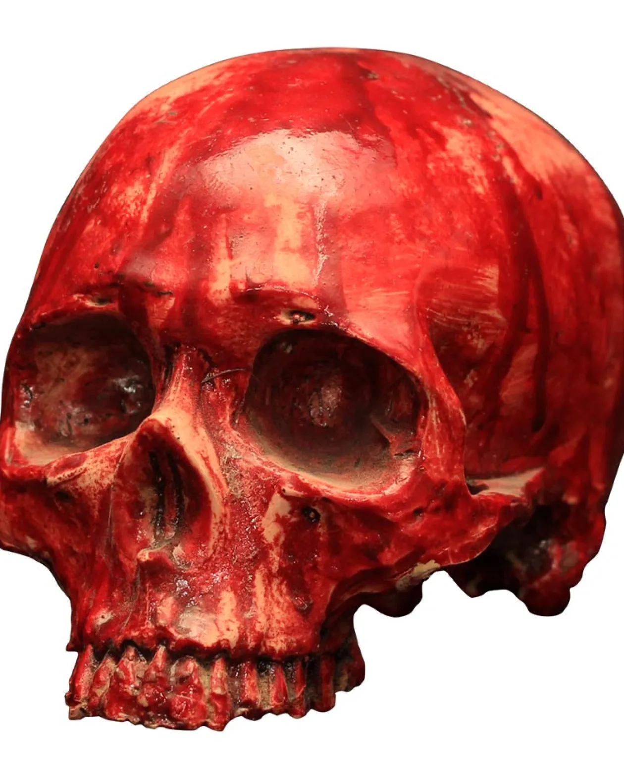 Ghoulish Productions Bloody Resin Skull Deluxe Prop Online