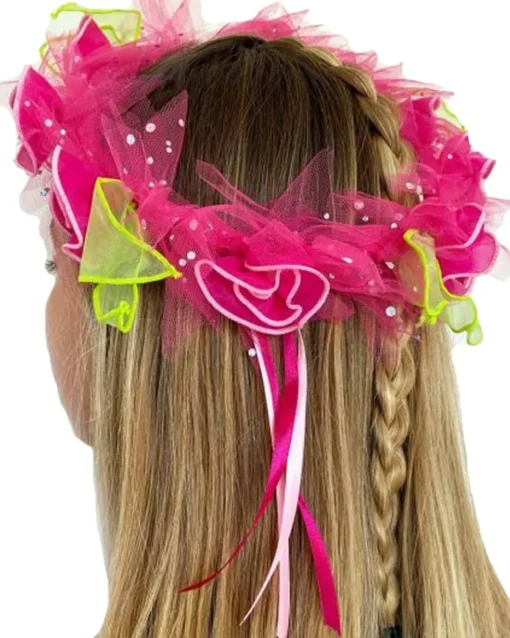 Fairy Girls Bloom Fairy Hot Pink Headpiece Cheap