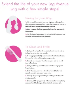 Leg Avenue Brown Long Curly Wispy Bang Wig With Half Pony New