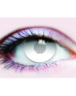 Tomfoolery Caged Primal 14Mm White Contact Lenses Clearance