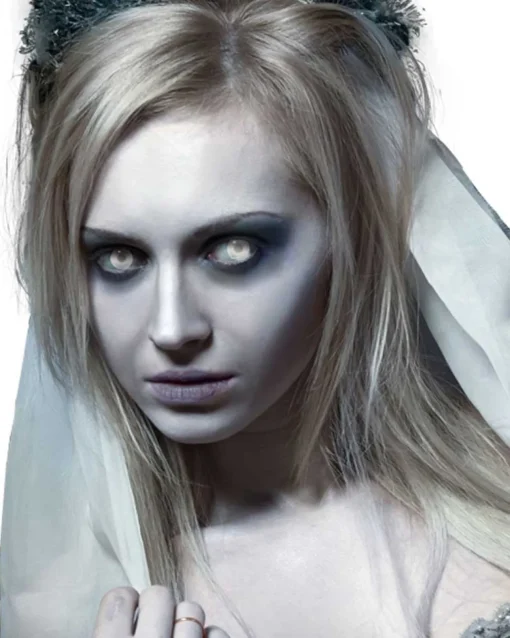 Tomfoolery Caged Primal 14Mm White Contact Lenses Clearance