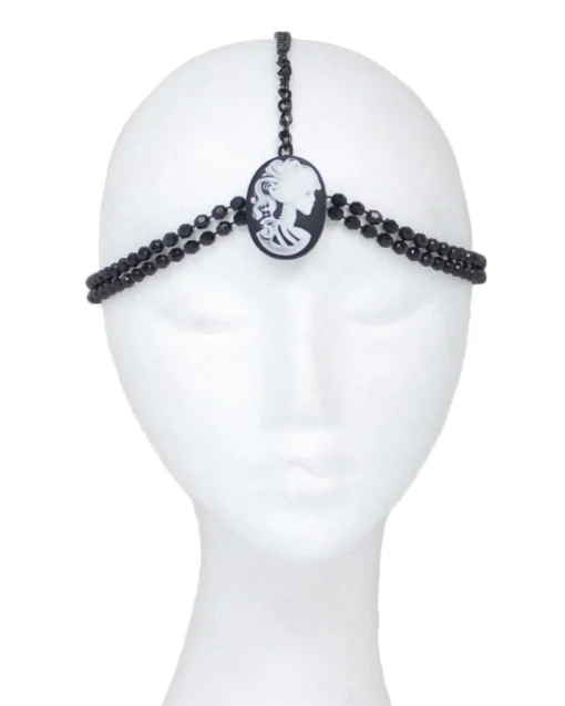 Tomfoolery Cameo Skeleton Head Chain Sale
