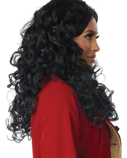 California Costumes Captain Hook Curly Black Wig Discount