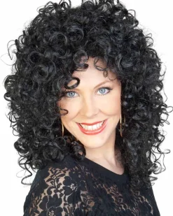 Tomfoolery Cher Black Wig Flash Sale