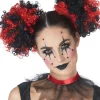 California Costumes Clown Puffs Red And Black Wig Store