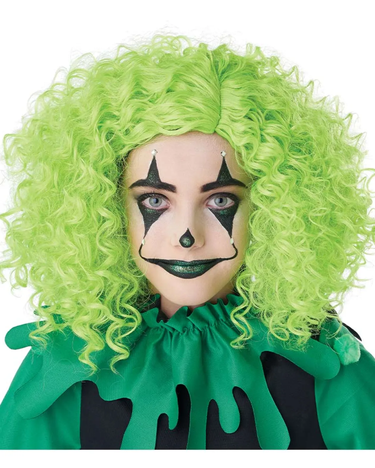 California Costumes Corkscrew Clown Green Girls Wig Outlet