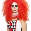 Smiffys Crimped Clown Wig Red Online