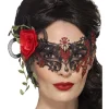 Smiffys Day Of The Dead Metal Filigree Half Mask Online