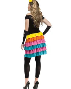 Fun World Day Of The Dead Rainbow Womens Costume Fashion