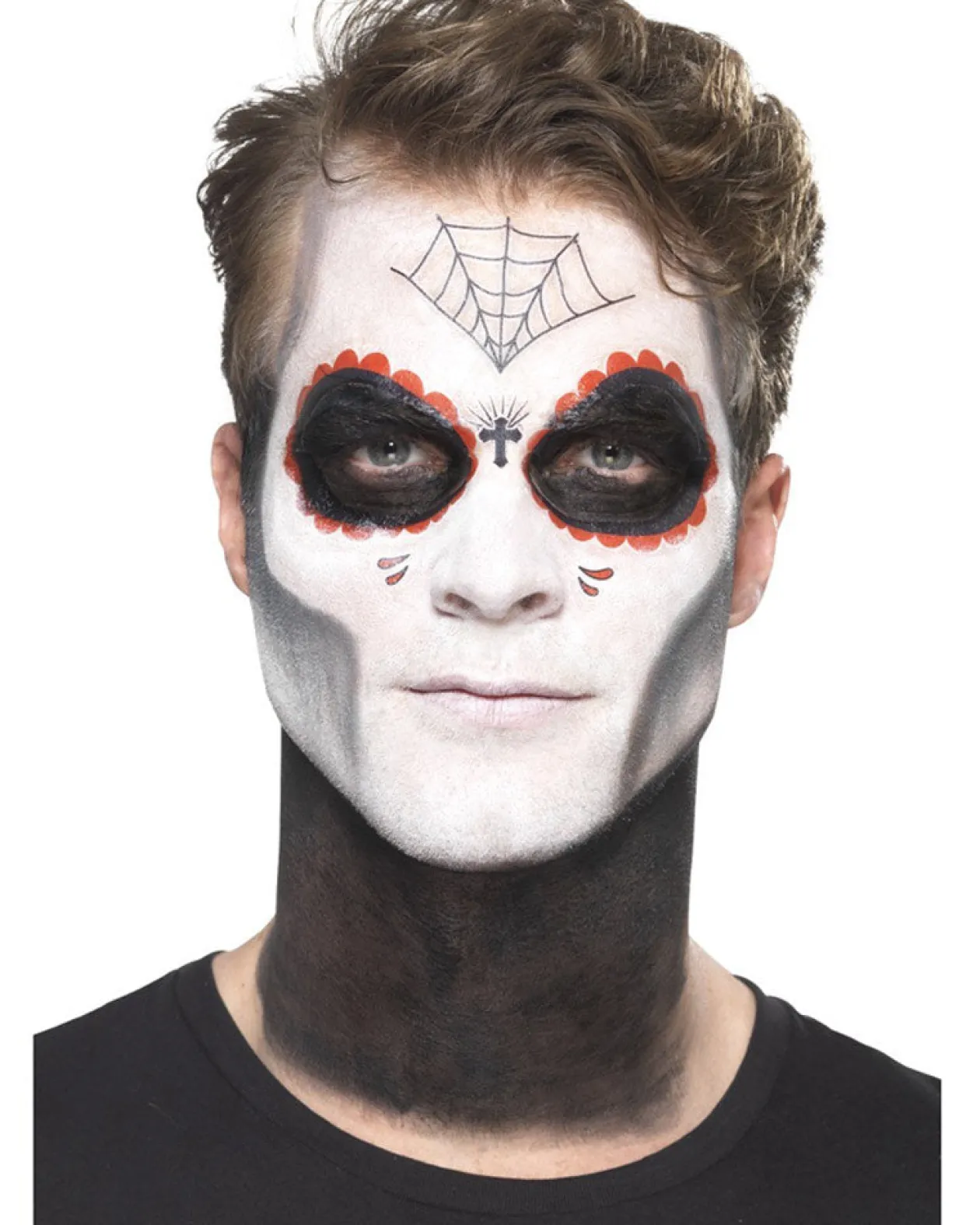 Smiffys Day Of The Dead Senior Bones Makeup Kit Store