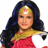 Rubies Dc Super Hero Wonder Woman Girls Wig Cheap