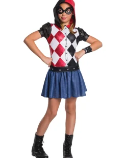 Rubies Dc Superheroines Harley Quinn Hoodie Girls Costume Best