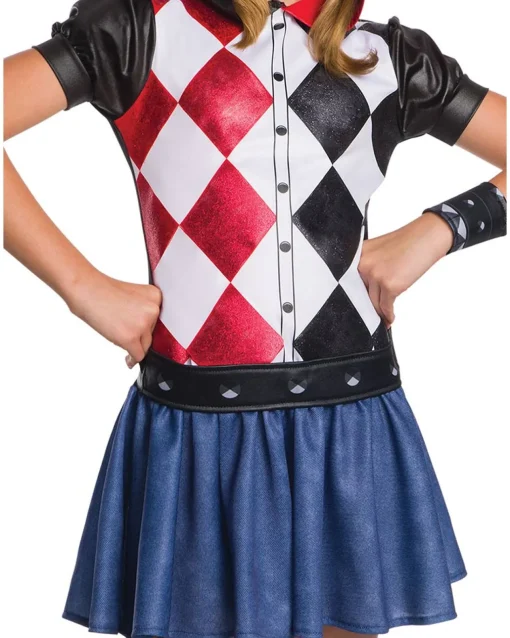 Rubies Dc Superheroines Harley Quinn Hoodie Girls Costume Best