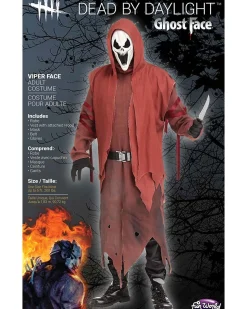 Fun World Dead By Daylight Viper Face Mens Costume Cheap