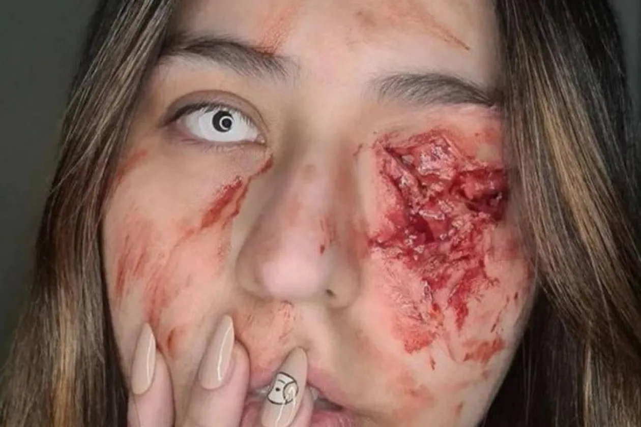 ForensicFX Studios Deep Gauged Out Eye Prosthetic Clearance