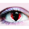 Tomfoolery Devil Primal 14Mm White And Red Contact Lenses Shop