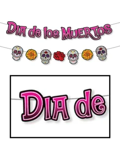 Beistle Dia De Los Muertos Streamer Set 1.67M Discount