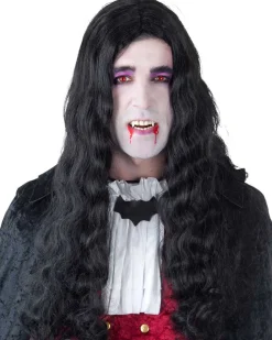 Tomfoolery Dracula Black Wig Discount