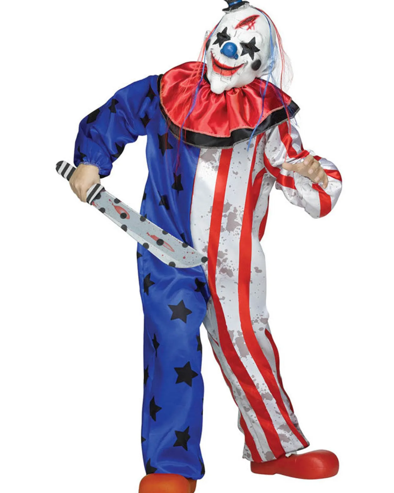 Fun World Evil Clown Boys Costume Hot