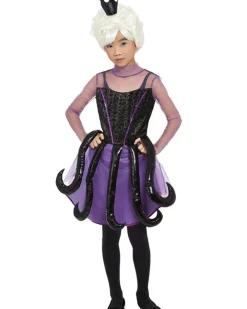 Smiffys Evil Sea Witch Kids Costume New