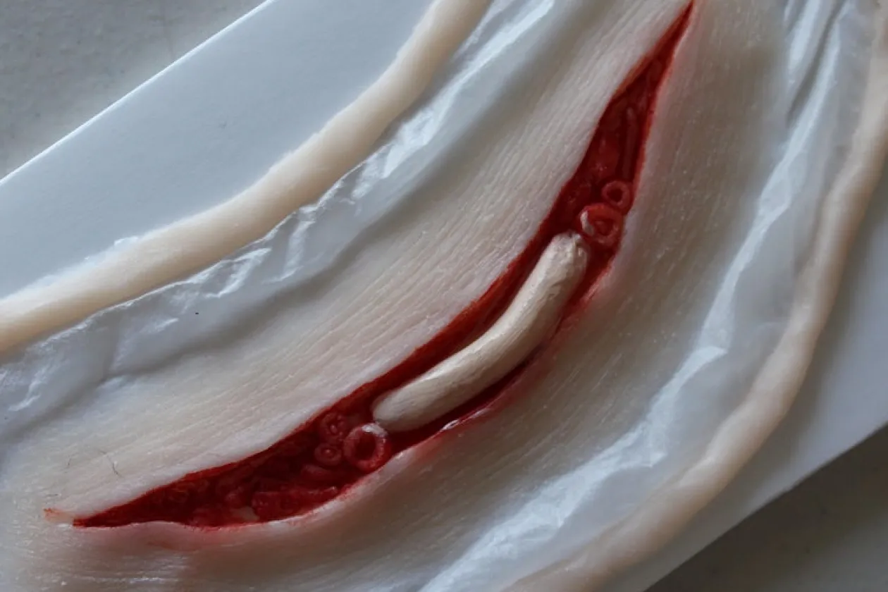 ForensicFX Studios Exposed Slit Throat Prosthetic Fashion