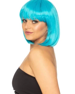 * Fashion Deluxe Aquamarine Bob Wig Cheap