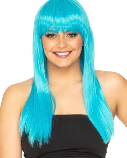 * Fashion Deluxe Aquamarine Long Wig Outlet