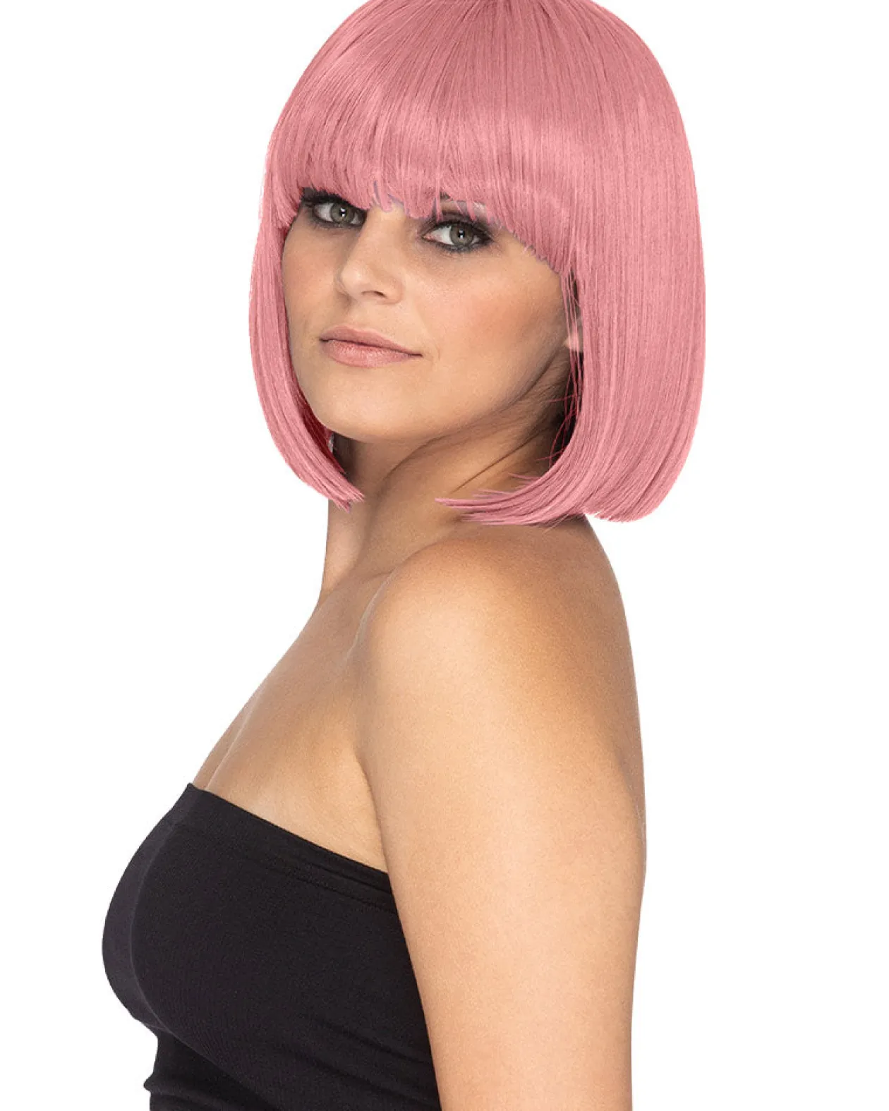 * Fashion Deluxe Ashes Of Roses Pink Bob Wig Store