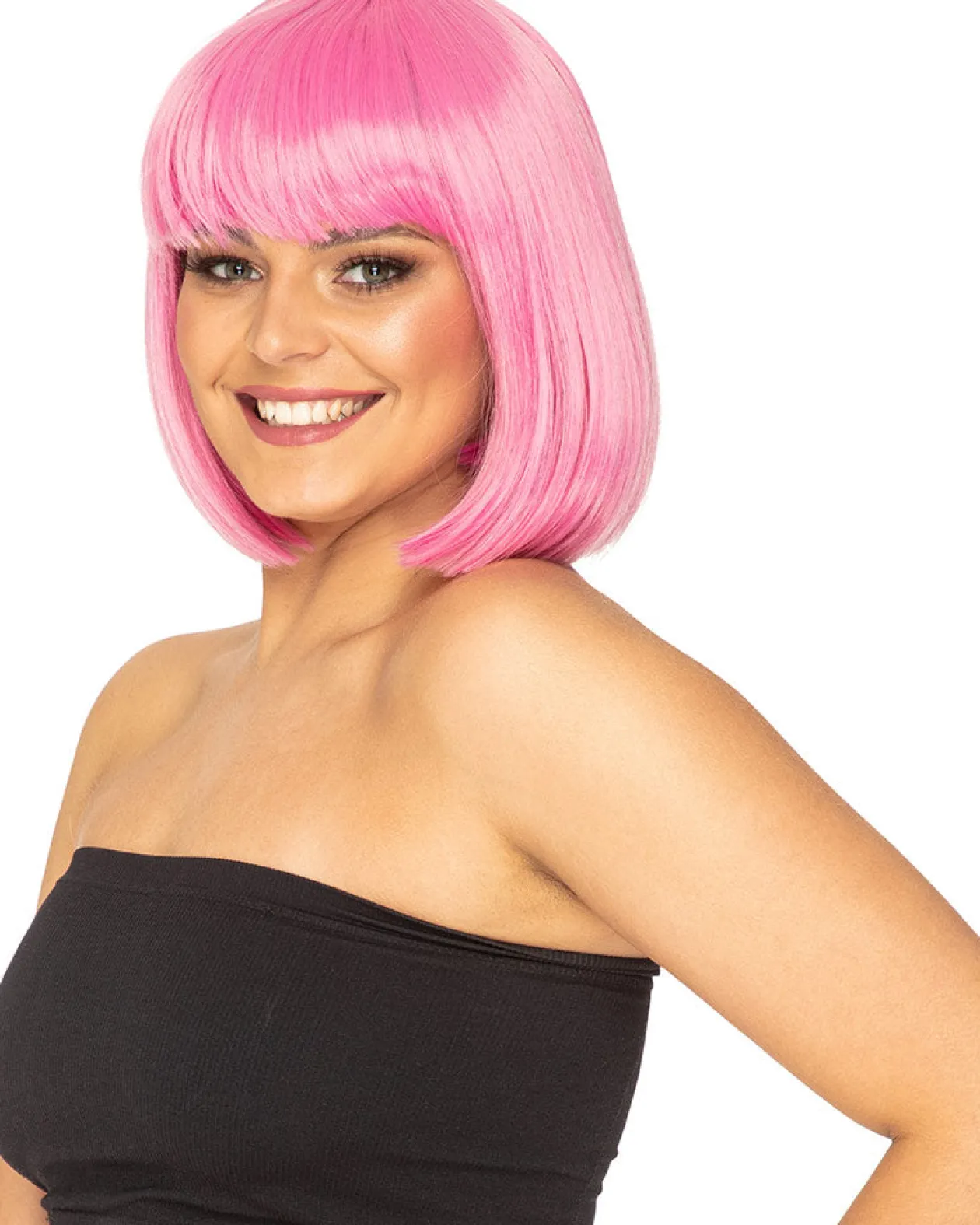 * Fashion Deluxe Candy Pink Bob Wig Online