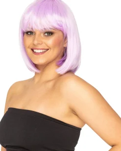 * Fashion Deluxe Frosted Lavender Bob Wig Online