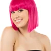 * Fashion Deluxe Fuschia Pink Bob Wig Discount