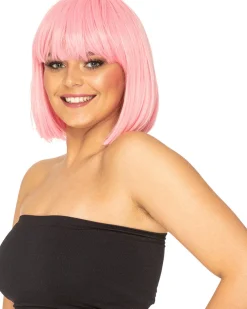 * Fashion Deluxe Musk Stick Pink Bob Wig Store