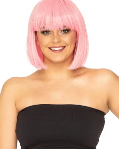 * Fashion Deluxe Musk Stick Pink Bob Wig Store