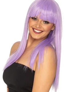 * Fashion Deluxe Pastel Lavender Long Wig New