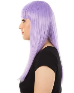 * Fashion Deluxe Pastel Lavender Long Wig New